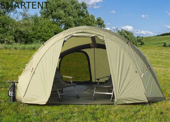 2 personen vissershuis waterdicht 210D Oxford opblaasbare kampeertenten 320*250*160cm leverancier