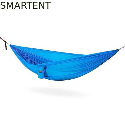 Kopen Blauw 70D Nylon Taffete 300x180CM Draagbare Kamperhammock Buiten Lichte Traanbestendige online vervaardiging
