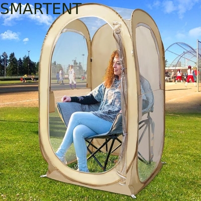 35 * 35 * 60 inch beige waterdichte UV beschermde pop-up sport tenten met eenvoudige installatie leverancier
