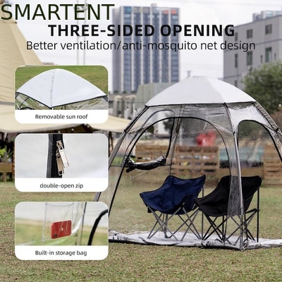 Buiten 62.99*51.18*70.86 inch waterdicht Transparent PVC UV-bescherming Snel opzetten sport tenten leverancier