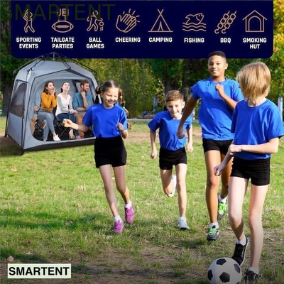 157*130*188CM 4 personen automatisch glasvezel frame grijs polyester pop-up sport tent waterdicht enkellaag gemakkelijk in te stellen leverancier
