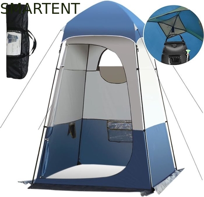 160*160*240CM Blauw Waterdicht 210T Polyester Pop Up Privacy Tenten Met UV Bescherming Voor Kamperen En Outdoor Evenementen leverancier