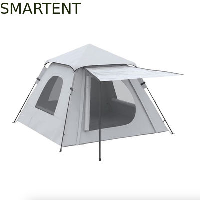 Kopen 118*118*78.75 inch waterdicht voor 2-3 personen Automatische Pop-up camping tent met glasvezel palen en mesh ramen online vervaardiging