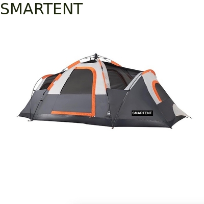 410*210*140cm Grijs polyester 6-seizoen Pop Up Camping tent met waterdichte vloer / mesh ramen leverancier