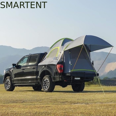 90.5 x 63 x 67'Inch 2 persoon Custom Groen Waterdicht PU2000 Polyester Lichtgewicht Draagbare Pickup Truck Tent leverancier