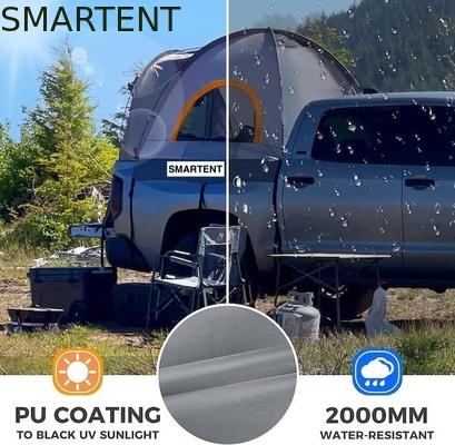2.03*1.55*1.71M Waterdicht voor 2 personen PU2000MM Groen 210D Polyester Pickup Camping Tent met snelle 10 minuten opstelling leverancier