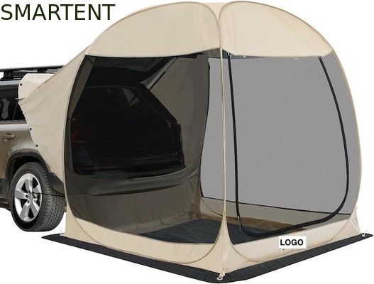Kopen 2.13*2.13*2.18M Beige Kleur UV Bescherming Waterdicht Gecoat Polyester Pop Up Sport Utility Vehicle Camping Tent online vervaardiging