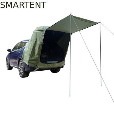200*120*240CM Legergroen Waterdicht Zilveren Polyester 210D SUV Camping Tent Gemakkelijk instellen 2 personen UV-bescherming leverancier