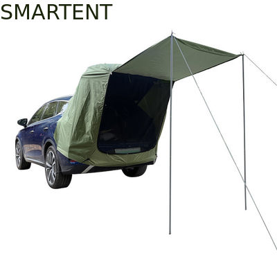 Kopen 200*120*240CM Legergroen Waterdicht Zilveren Polyester 210D SUV Camping Tent Gemakkelijk instellen 2 personen UV-bescherming online vervaardiging