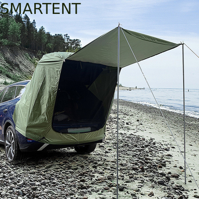 200*120*240CM Legergroen Waterdicht Zilveren Polyester 210D SUV Camping Tent Gemakkelijk instellen 2 personen UV-bescherming leverancier