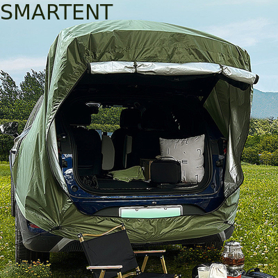 200*120*240CM Legergroen Waterdicht Zilveren Polyester 210D SUV Camping Tent Gemakkelijk instellen 2 personen UV-bescherming leverancier