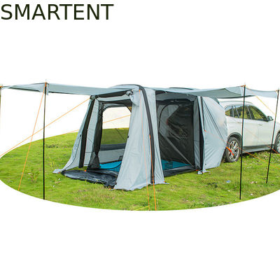 Kopen 149.6*70.8*70.8 inch Grijs Waterdicht PU2000MM Gecoat Polyester 210D Ruime SUV Air Camping Tent Met UV Bescherming online vervaardiging