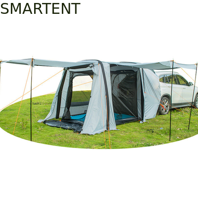 149.6*70.8*70.8 inch Grijs Waterdicht PU2000MM Gecoat Polyester 210D Ruime SUV Air Camping Tent Met UV Bescherming leverancier