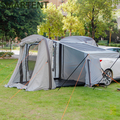 149.6*70.8*70.8 inch Grijs Waterdicht PU2000MM Gecoat Polyester 210D Ruime SUV Air Camping Tent Met UV Bescherming leverancier