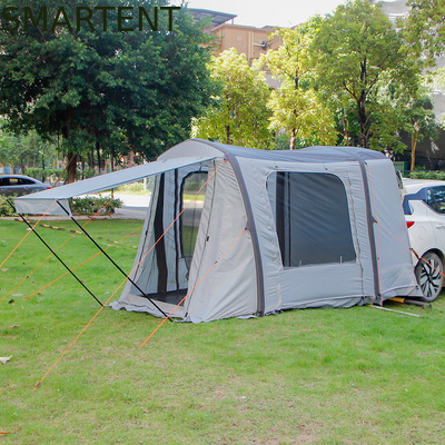 149.6*70.8*70.8 inch Grijs Waterdicht PU2000MM Gecoat Polyester 210D Ruime SUV Air Camping Tent Met UV Bescherming leverancier