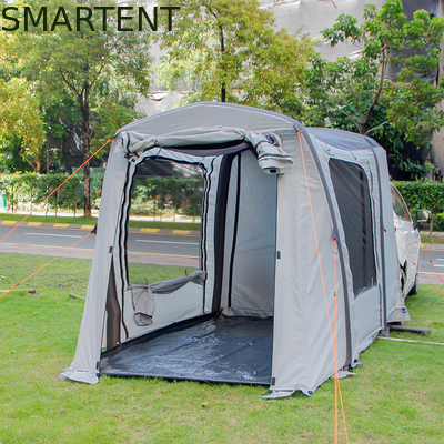 149.6*70.8*70.8 inch Grijs Waterdicht PU2000MM Gecoat Polyester 210D Ruime SUV Air Camping Tent Met UV Bescherming leverancier