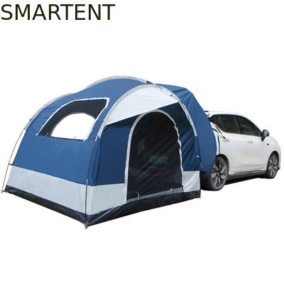 Kopen 250*250*200CM PU2000MM bedekte polyester 210D 2 deuren SUV camping tent met glasvezel palen en mesh ramen online vervaardiging