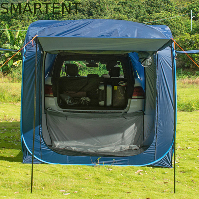 200*200*196CM zilver gecoat 210T Pop UP SUV tent met waterdicht ontwerp en mesh vensters UV bescherming leverancier
