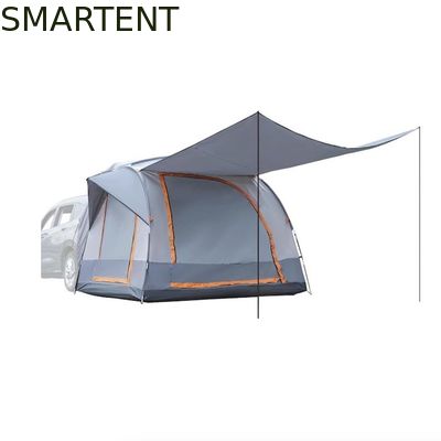 Kopen 6 personen grijs gecoate polyester 210D SUV camping tent met mesh ramen en UV-bescherming online vervaardiging