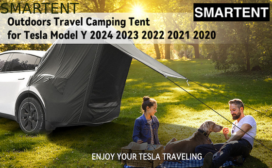 Lichtgewicht 4 seizoenen Tesla Camping Tent Zwart Kleur Waterdicht Zilveren Polyester 210D Snel 10 minuten Installatie leverancier