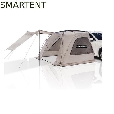Kopen 2.49*3.20*1.91M Draagbare grijze auto kampeertent waterdicht PU3000MM gecoat polyesterstof voor outdoor avontuur online vervaardiging