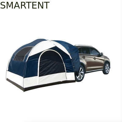 2.44*2.44*2.19M 6 Personen Blauw Waterdicht Gecoat Polyester Auto Camping Tent Met 2 Windows 4 Seizoen Quick Setup leverancier