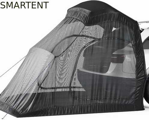 183*183*213CM Zwart Waterdicht Gecoat Polyester Auto Camping Tent Compact Auto Shelter Gemakkelijk instellen Voor 2-4 personen leverancier