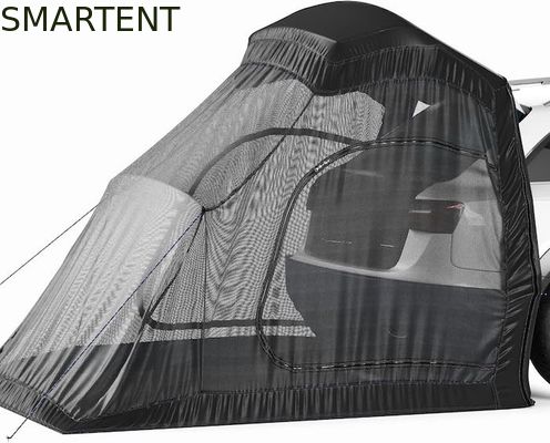 Kopen 183*183*213CM Zwart Waterdicht Gecoat Polyester Auto Camping Tent Compact Auto Shelter Gemakkelijk instellen Voor 2-4 personen online vervaardiging