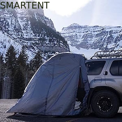 183*183*213CM Zwart Waterdicht Gecoat Polyester Auto Camping Tent Compact Auto Shelter Gemakkelijk instellen Voor 2-4 personen leverancier