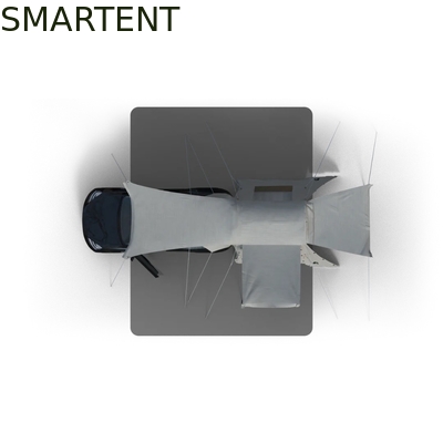 660*290*180cm Makkelijk op te zetten Khaki 210D Ocford Opblaasbare Tesla Camping Tent 4 Seizoen Shelter Met Rainfly leverancier