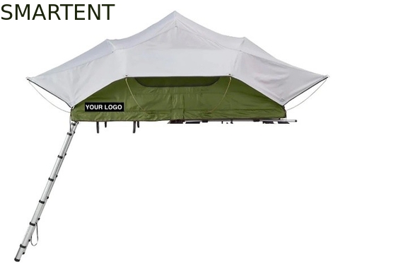 56*96*48'inches Dual Color Heaty Duty Aluminium Frame Waterdicht 600D Ripstop Polyester Tesla dak Kampertent leverancier
