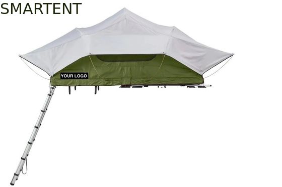 Kopen 56*96*48'inches Dual Color Heaty Duty Aluminium Frame Waterdicht 600D Ripstop Polyester Tesla dak Kampertent online vervaardiging