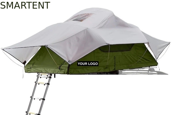 56*96*48'inches Dual Color Heaty Duty Aluminium Frame Waterdicht 600D Ripstop Polyester Tesla dak Kampertent leverancier