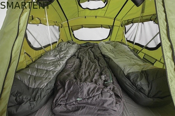 56*96*48'inches Dual Color Heaty Duty Aluminium Frame Waterdicht 600D Ripstop Polyester Tesla dak Kampertent leverancier