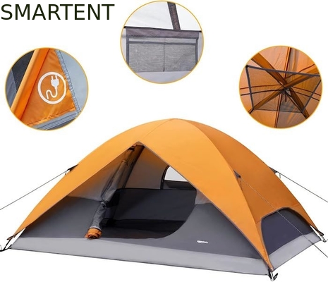 4 personen 2.74*2.13*1.22M Ultralicht 3-seizoen Glamping tenten Glasvezel Aluminium of staal paal 1.5-2.5m Hoog leverancier