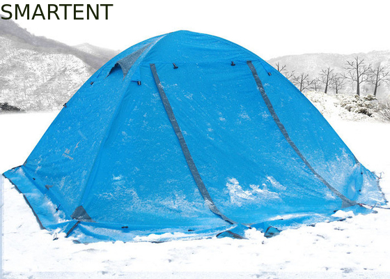 2 personen Oranje PU3000MM Gecoat 210T Polyester Aluminium Frame Waterdicht Pop Up Tent Met Carry Bag leverancier