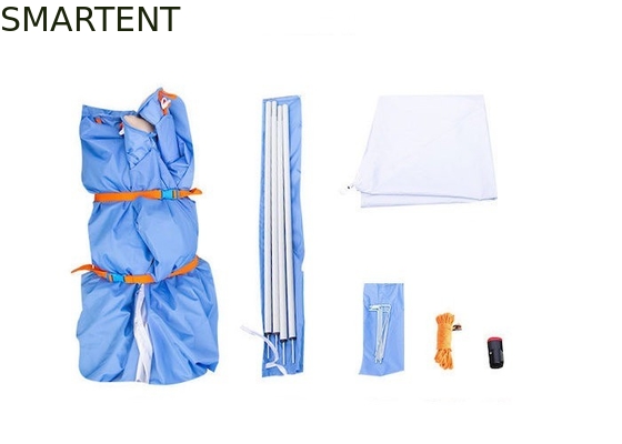 Outdoor Camping Dual Color Waterproof 210D Double Layer Air Filled Tent Met TPU Air Poles Voor Verbeterde UV-bescherming leverancier