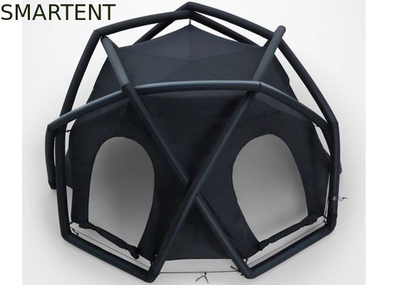 Kopen 300*270*170 cm Zwart waterdicht 210T luxe opblaasbare dubbele laag Queen tent met opblaasbaar zwembad en UV bescherming online vervaardiging
