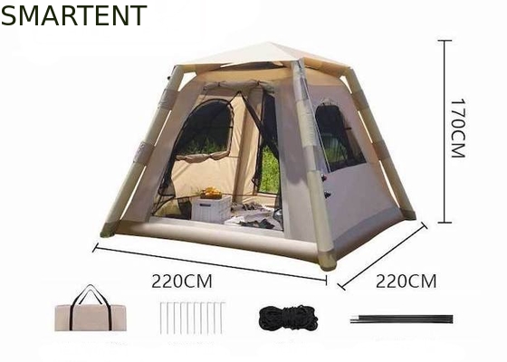 Veelzijdige 2-4 personen Pop Up opblaasbare kampeertent leverancier