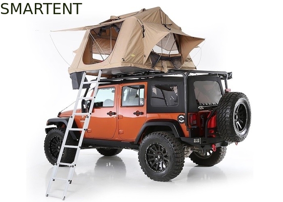 2~4 personen waterdicht 600D zware rip stop polyester dak top tent met snelle 15 minuten opzetten en UV-bescherming leverancier