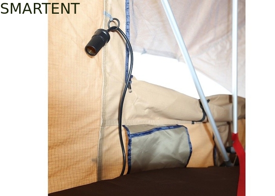 2~4 personen waterdicht 600D zware rip stop polyester dak top tent met snelle 15 minuten opzetten en UV-bescherming leverancier