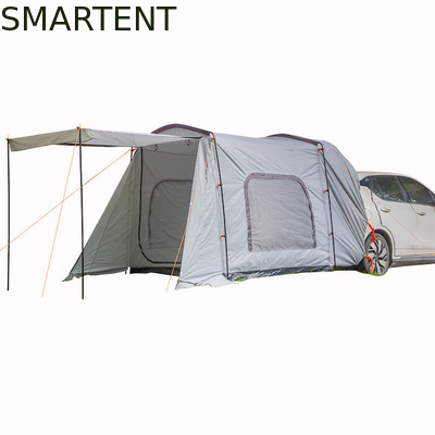 260*180*190CM Waterdicht PU2000MM Gecoat Grijs 210D Polyester All Season Family Rooftop Tent Met Twee Deuren En Vensters leverancier