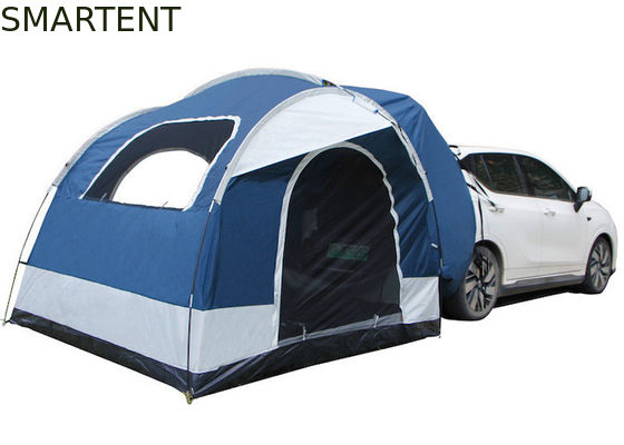 Kopen 2 personen 250*250*200CM Waterdicht PU2000MM Gecoat Blauw 210D Polyester Buiten dak tent SUV Pick Up Shelter online vervaardiging