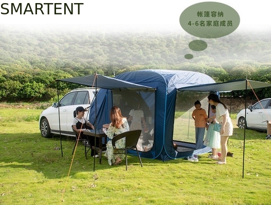 200*200*196cm Buitenruim Waterdicht 210T Pop Up Roof Tent Met 3 zijden Deuren Voor Snelle Inrichting leverancier