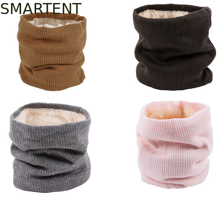 Dubbele laag Eco-vriendelijk Geel RPET gebreide kraag Warmer Lining met fluweel leverancier