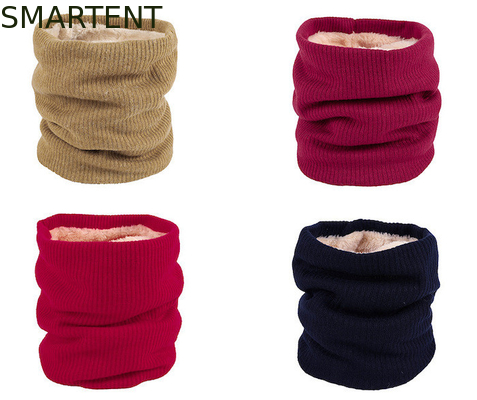 Dubbele laag Eco-vriendelijk Geel RPET gebreide kraag Warmer Lining met fluweel leverancier