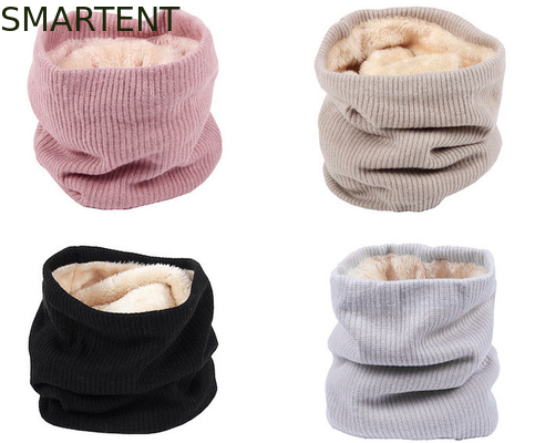 Dubbele laag Eco-vriendelijk Geel RPET gebreide kraag Warmer Lining met fluweel leverancier