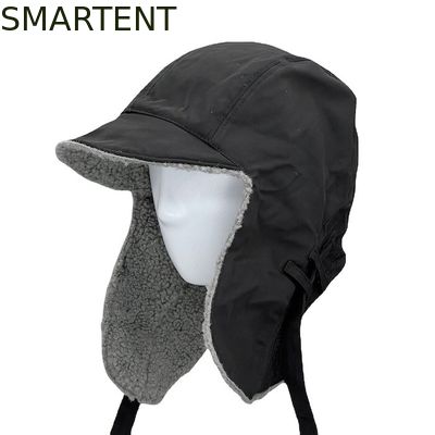 Kopen Outdoor Eco Friendly Accessoires Cruelty Free OEM Zwarte RPET sneeuwhoed voor de winter online vervaardiging