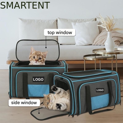 20.2*12.5*12'' Inch Katten Uitgaanstas Zeer Duurzaam Schattige Benodigdheden voor Huisdieren Niet-giftig Duurzaam Wasbaar Pakket Bevat 1 X Benodigdheden voor Huisdieren Roze/Blauw/Groen leverancier