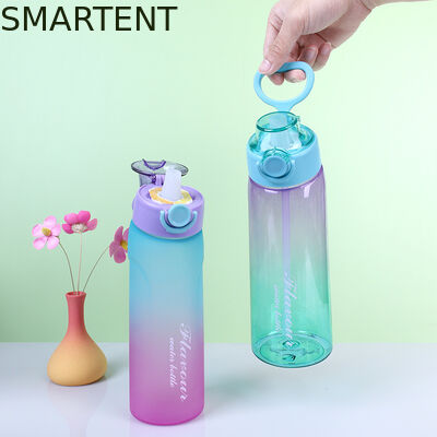 Eco-Friendly BPA Free Fragrance Ring 700ML Workout Water Bottles With Straw And Durable For Your Business Demands leverancier
